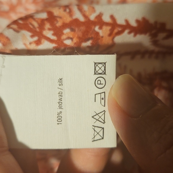 NEW Ruffle Top Size S White Red Silk Resortwear Tropical Beach Strapless Summer - Picture 8 of 11